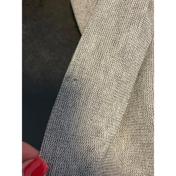 Joseph Ribkoff Silver Knit Pullover 3/4 Sleeve Tunic Top Sz 10 - Picture 11 of 11